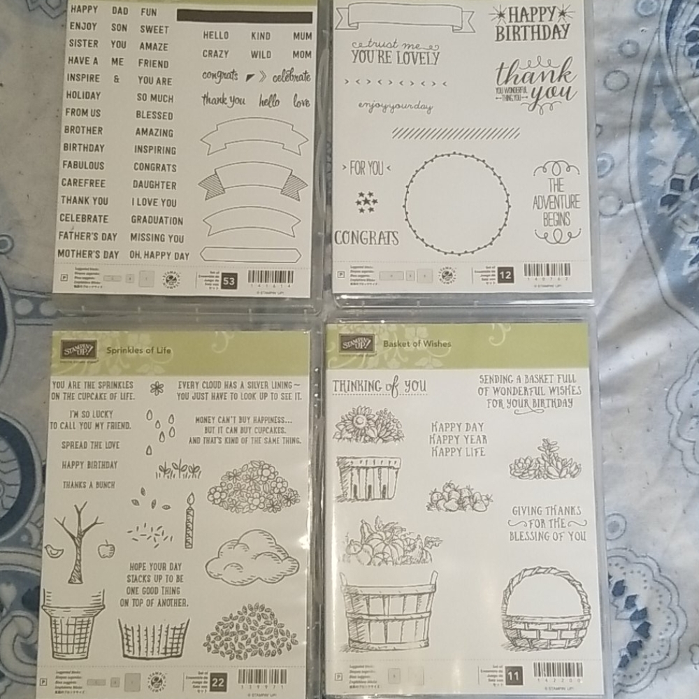 Stampin up  Retired Stamps sets